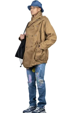 Sale Kapital KATSURAGI Cotton RING Coat - Gold