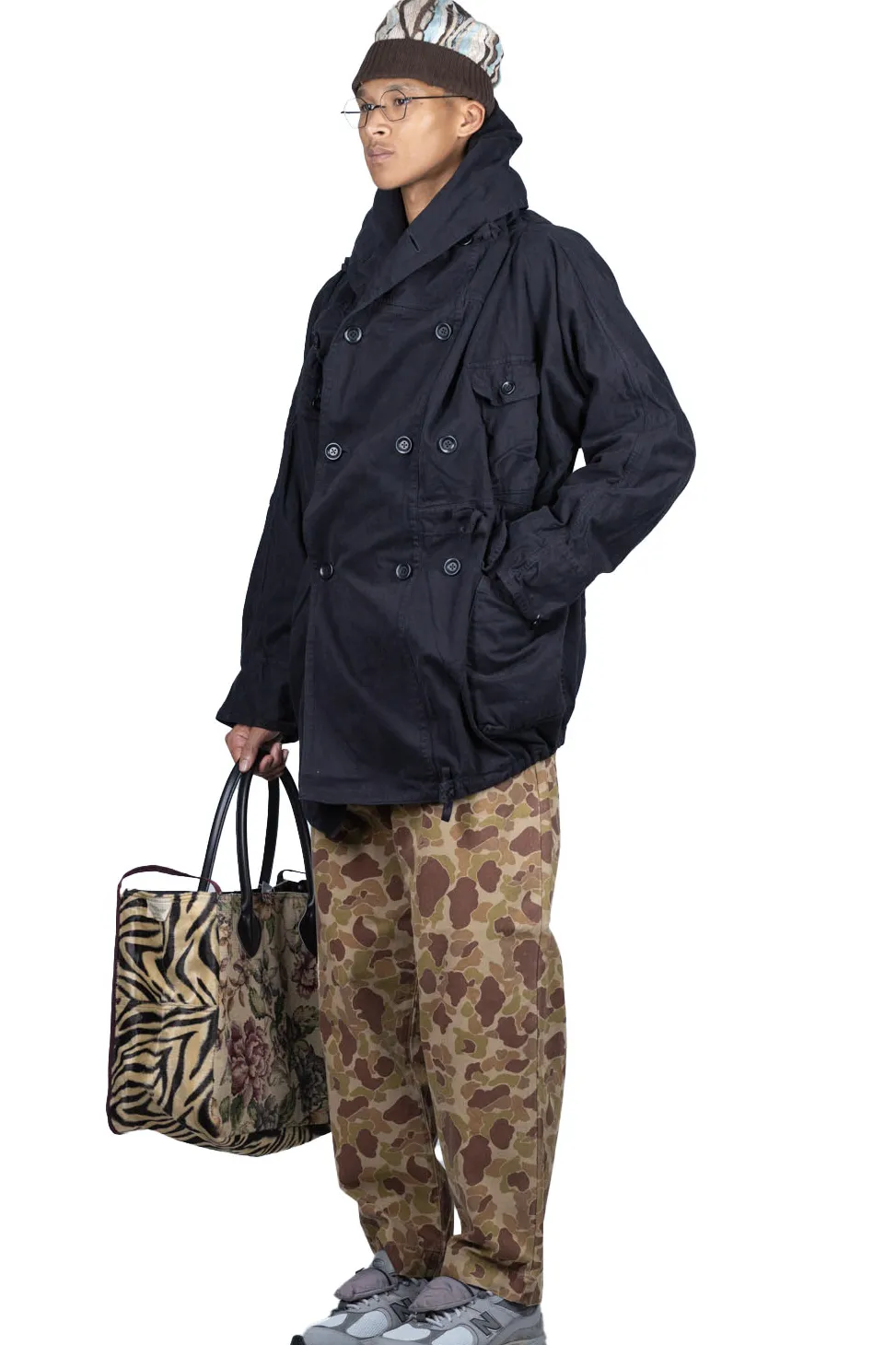 Clearance Kapital Katsuragi Cotton RING Coat - Khaki