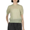 New AURALEE Kid Mohair Sheer Knit Tee