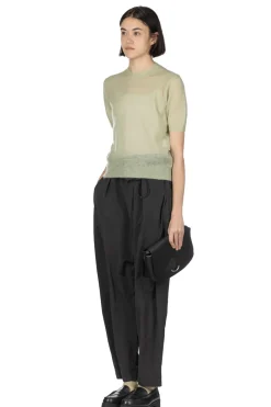New AURALEE Kid Mohair Sheer Knit Tee