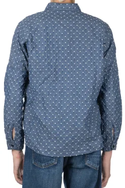 Outlet FDMTL Kite Shirt 3 Year Wash - Indigo