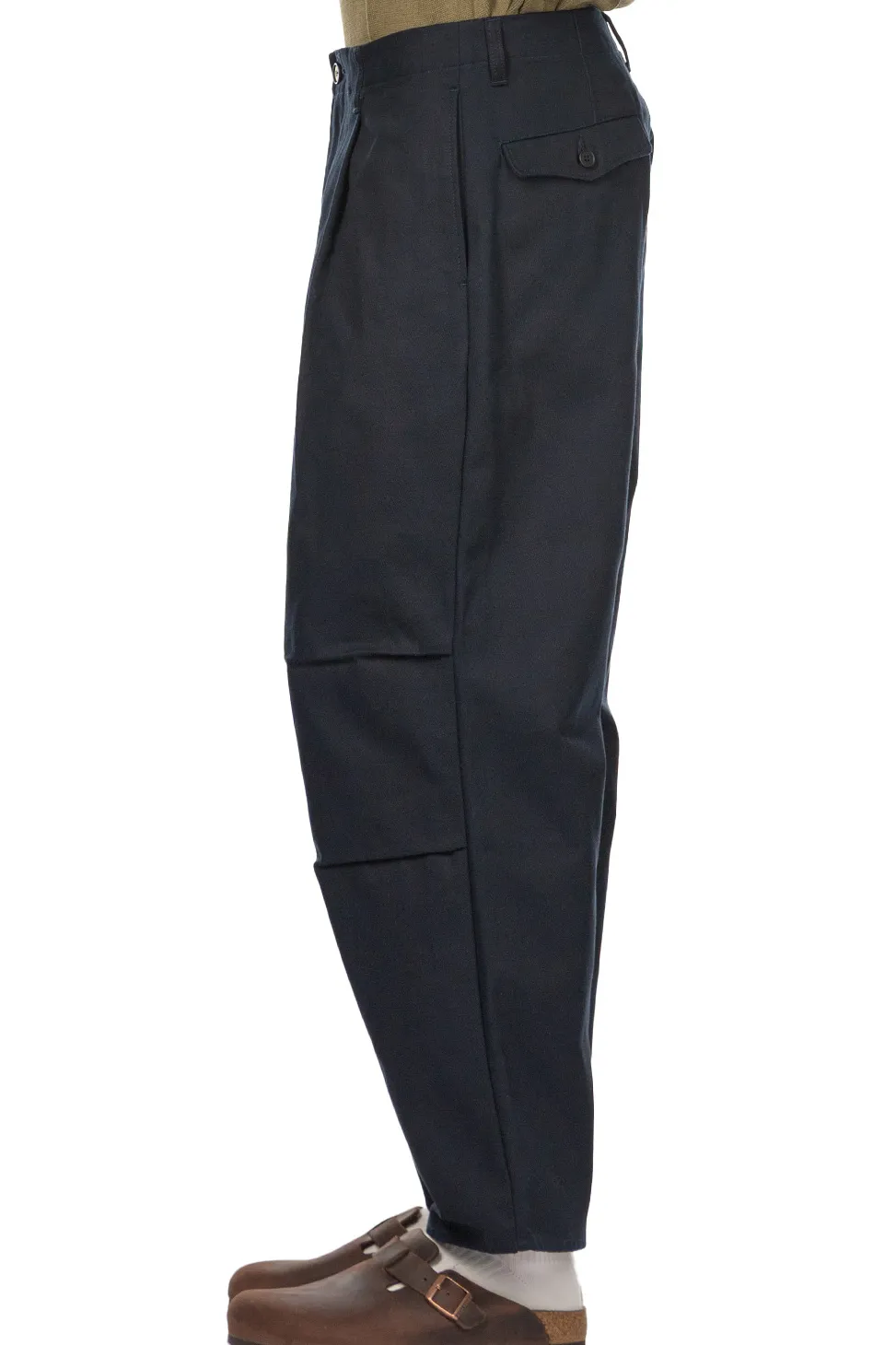 Clearance Still by Hand Knee Tuck Wide Pants - Dark Navy