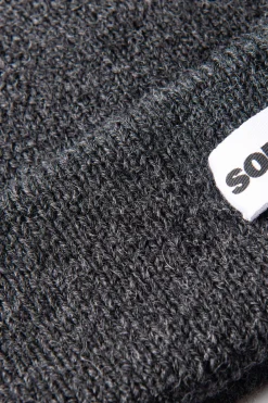 Fashion SOFTHYPHEN Knit Beanie - Grey
