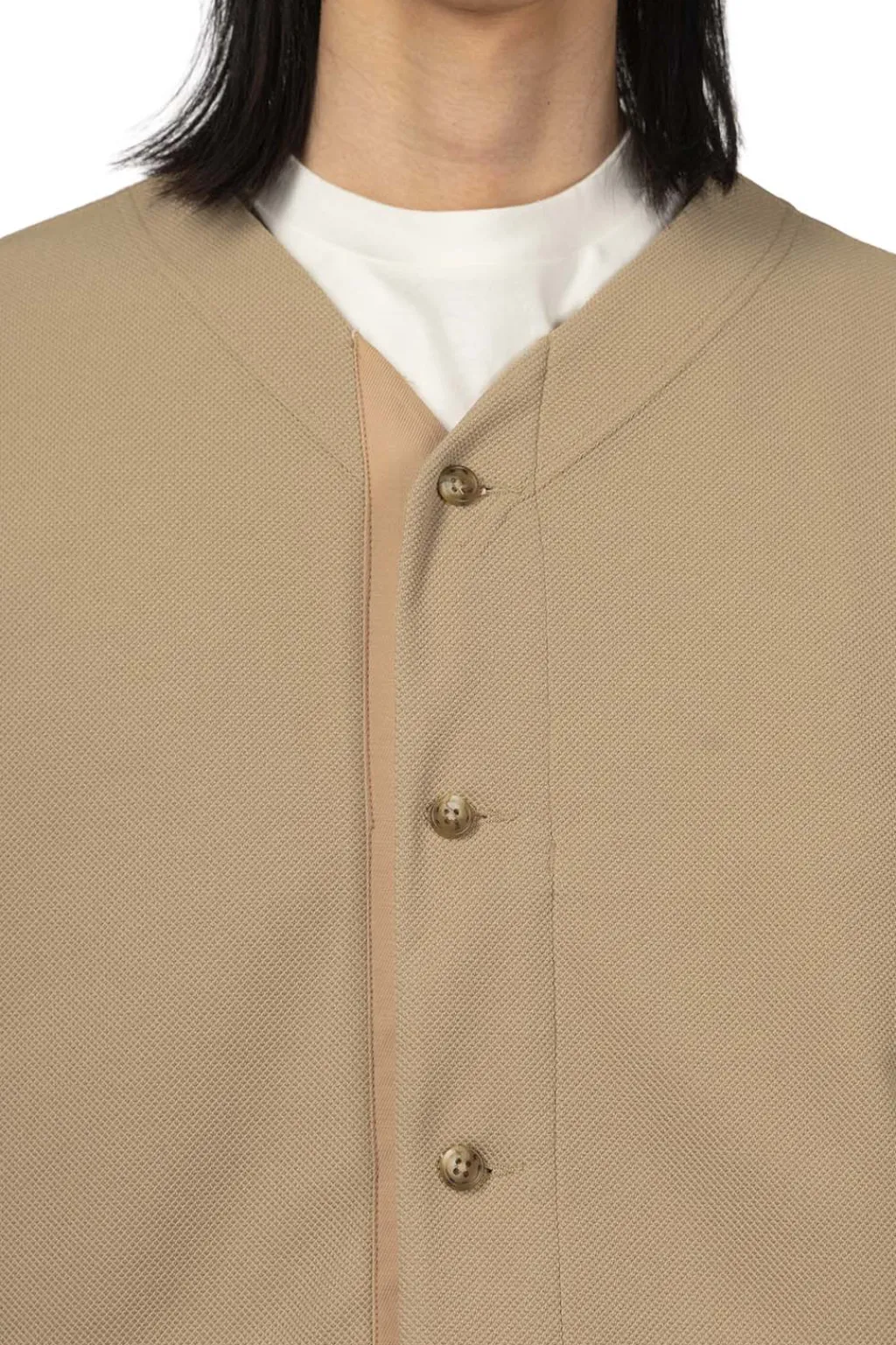 Outlet Engineered Garments Knit Cardigan - Khaki Diamond Poly Knit