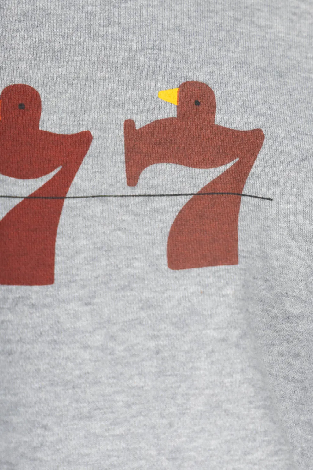 Sale Kapital 30-Knit Crew Sweatshirt (LUCKY BATTERY BIRD) - Grey