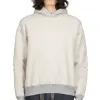 Sale Kapital Knit Rev ELBOW RIP Hoodie (PROFILE RAINBOWY) - Natural x Grey