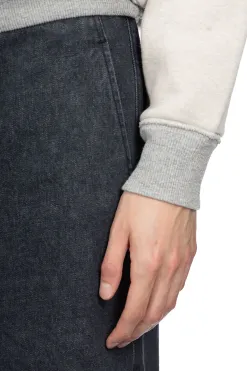 Sale Kapital Knit Rev ELBOW RIP Hoodie (PROFILE RAINBOWY) - Natural x Grey