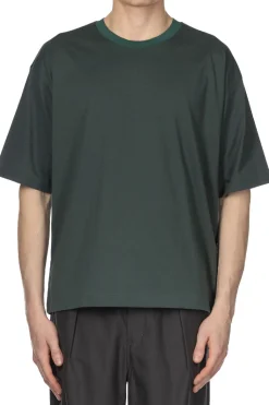 Discount Still by Hand Knitted Rib T-Shirt - Green