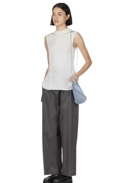 Hot Mame Kurogouchi Knitted Sleevess Top