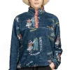 Sale Kapital Kountry Calendar Fleece Pullover - Navy