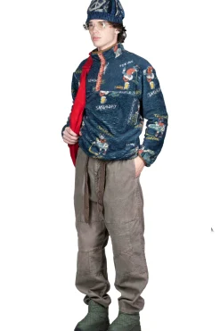 Discount Kapital Kountry Calendar Fleece Pullover - Navy