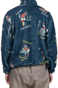 Discount Kapital Kountry Calendar Fleece Pullover - Navy