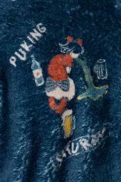 Sale Kapital Kountry Calendar Fleece Pullover - Navy