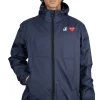 New Comme Des Garcons Play K-WAY Hoodie Full Zip - Navy