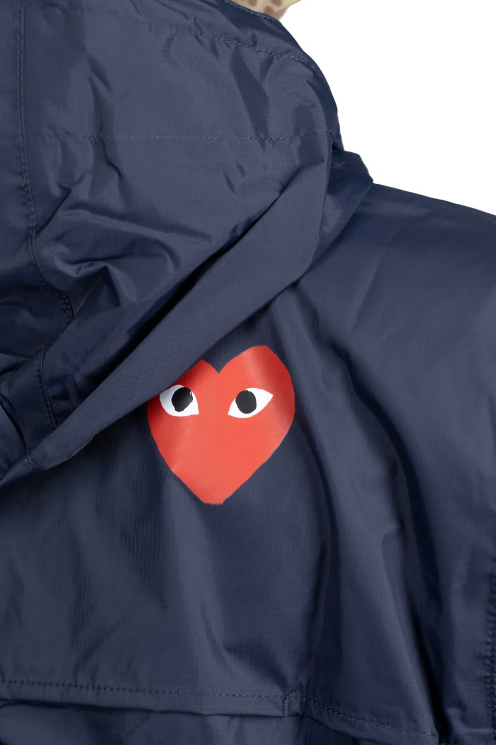 Fashion Comme Des Garcons Play K-WAY Hoodie Full Zip - Navy