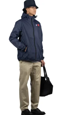New Comme Des Garcons Play K-WAY Hoodie Full Zip - Navy