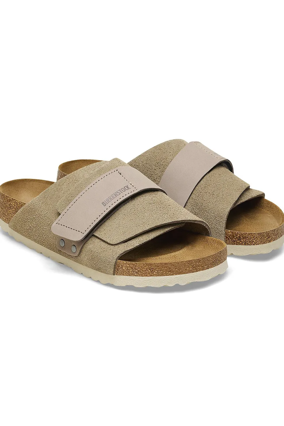 New Birkenstock Kyoto - Nubuck-Suede Leather - Taupe - Regular
