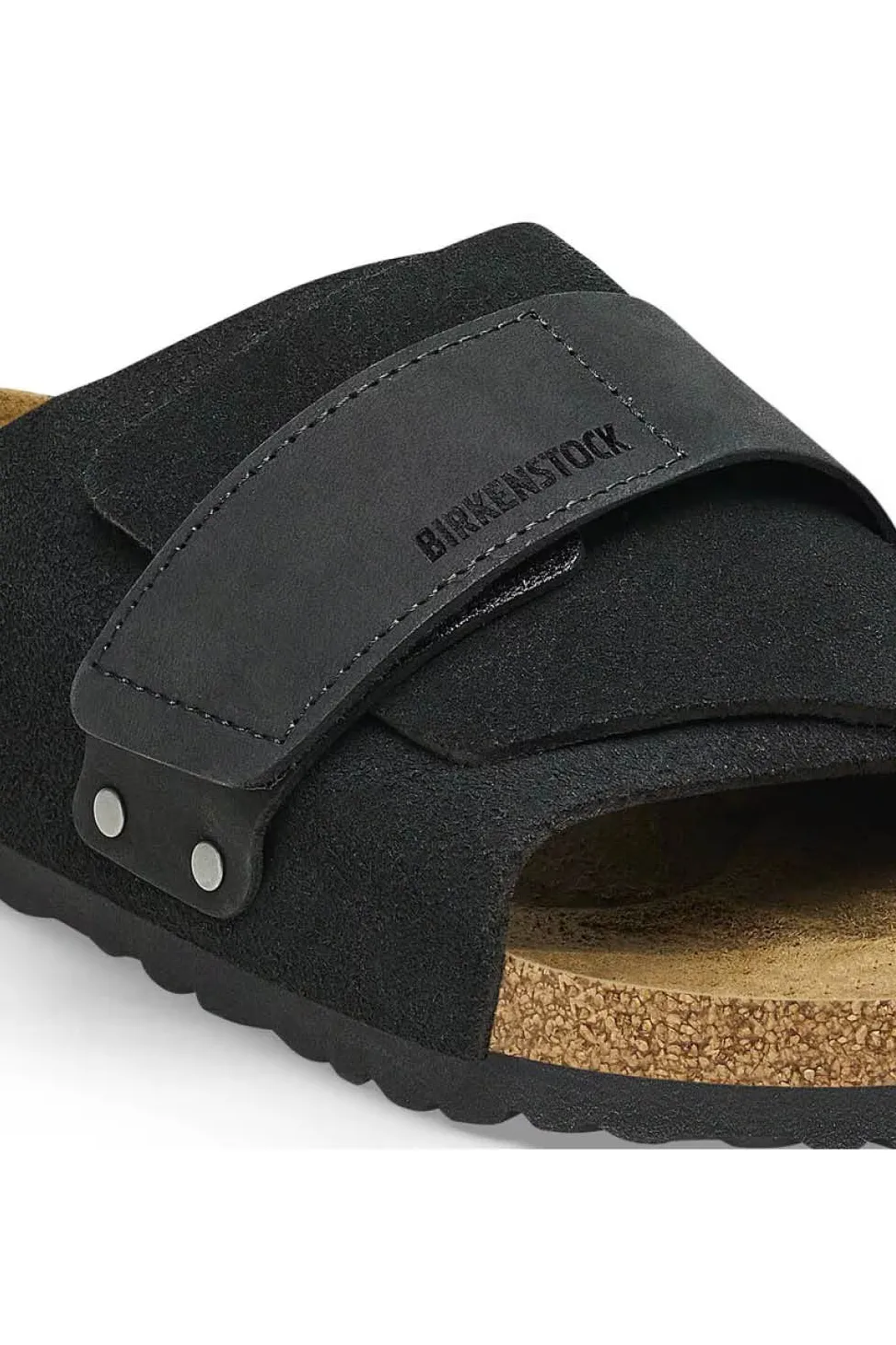 Hot Birkenstock Kyoto - Nubuck-Suede Leather - Black - Regular