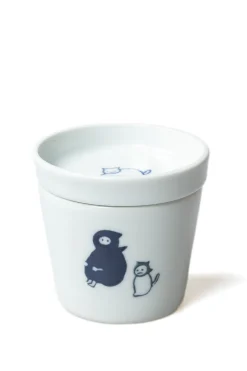 New Mino Pottery KYU-JITSU Cup & Plate Set - Ninja
