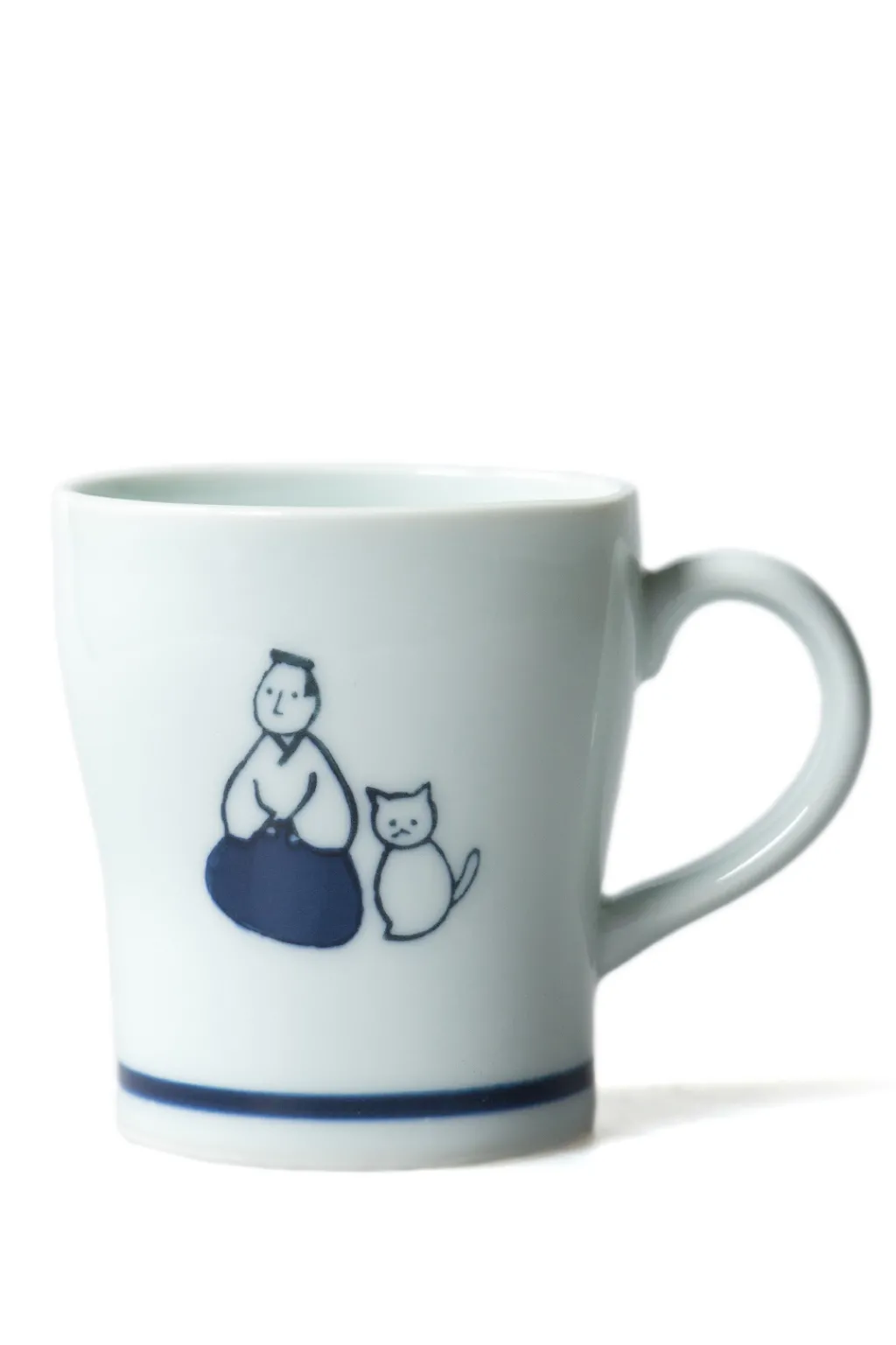 Fashion Mino Pottery KYU-JITSU Mug- Samurai