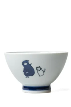 Sale Mino Pottery KYU-JITSU Rice Bowl - Ninja
