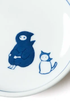 Discount Mino Pottery KYU-JITSU Small Plate - Ninja