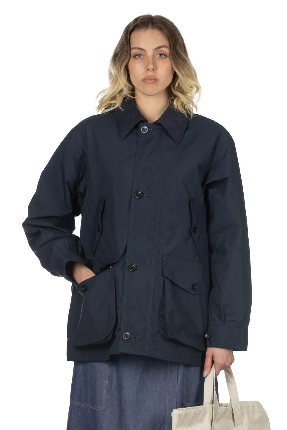 Clearance Nanamica 2L Pertex Unlimited Field Jacket - Navy