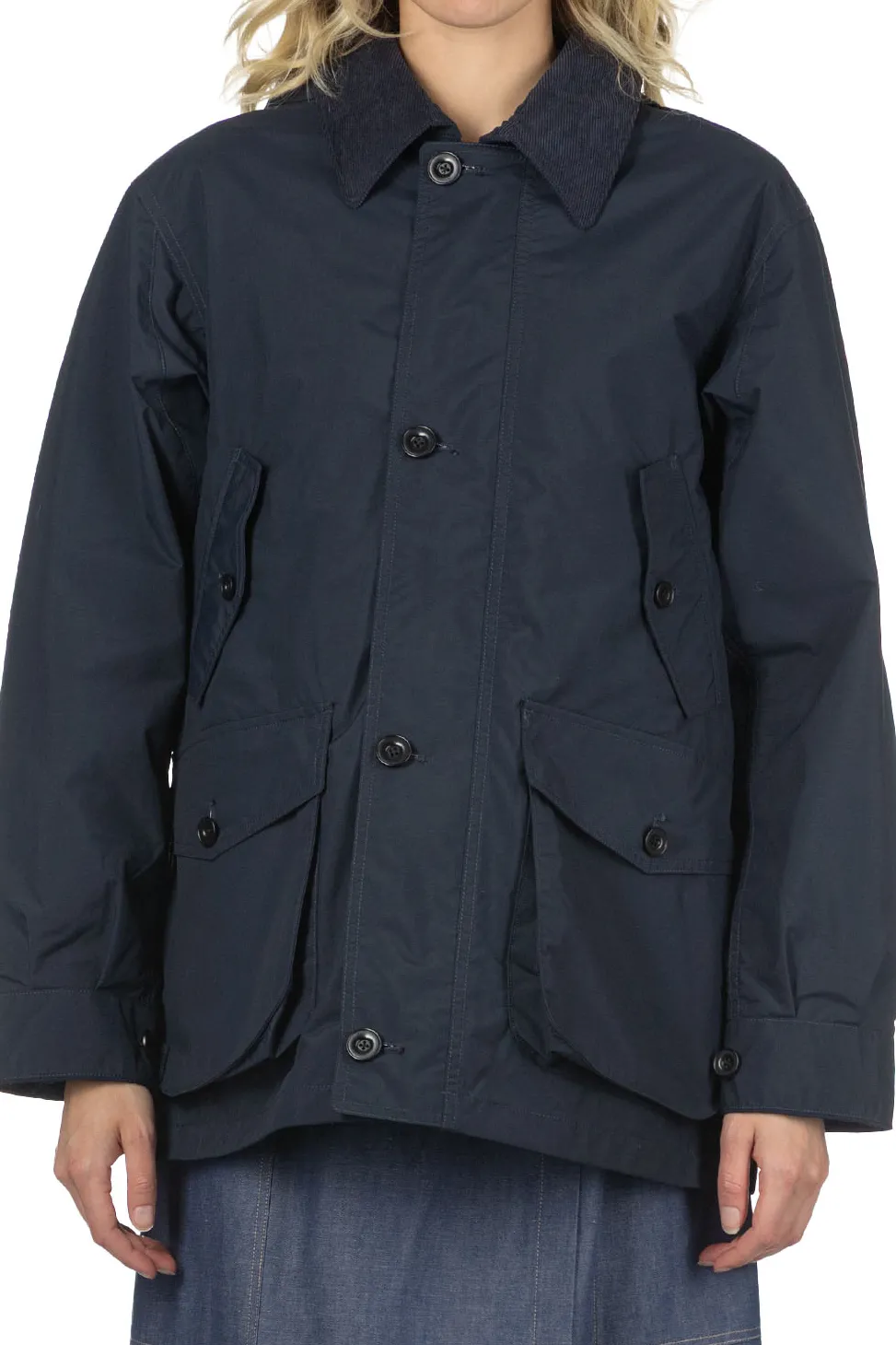 Clearance Nanamica 2L Pertex Unlimited Field Jacket - Navy