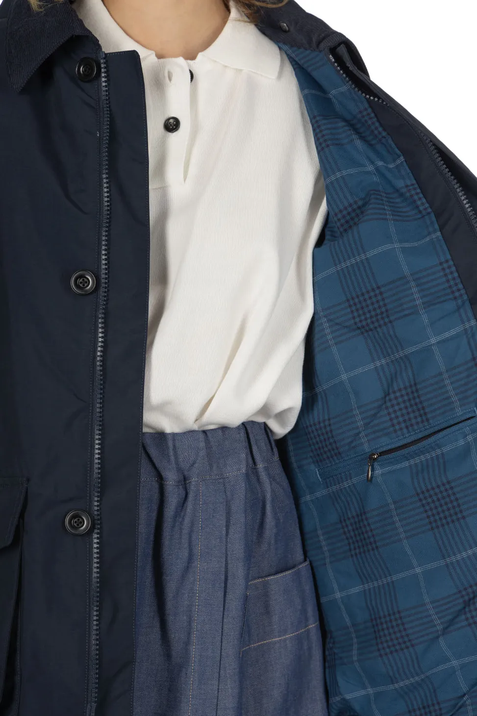 Clearance Nanamica 2L Pertex Unlimited Field Jacket - Navy