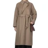 Sale YLEVE Lambswool Double Clothe Beaver Coat - Mocha