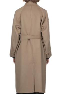 Sale YLEVE Lambswool Double Clothe Beaver Coat - Mocha