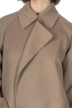 Sale YLEVE Lambswool Double Clothe Beaver Coat - Mocha