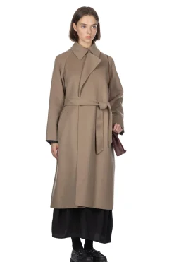 Sale YLEVE Lambswool Double Clothe Beaver Coat - Mocha
