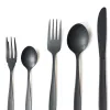 Hot Mino Pottery Lava Stone Stainless Steel Cutlery Set