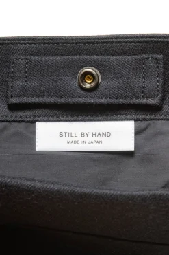 Online Still by Hand 3-Layer Tote Bag - Black Navy