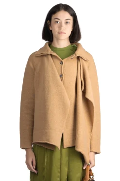 Fashion JW Anderson Layered Cardigan - Flax