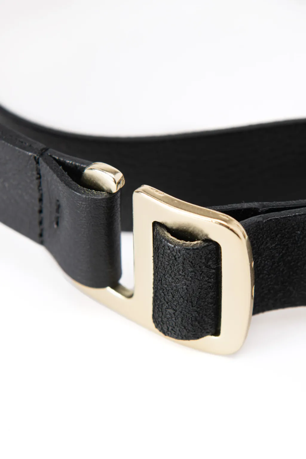 Outlet MUL PLA Leather Belt - Black