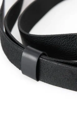 Outlet MUL PLA Leather Belt - Black