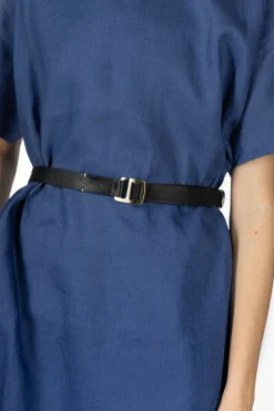 Outlet MUL PLA Leather Belt - Black
