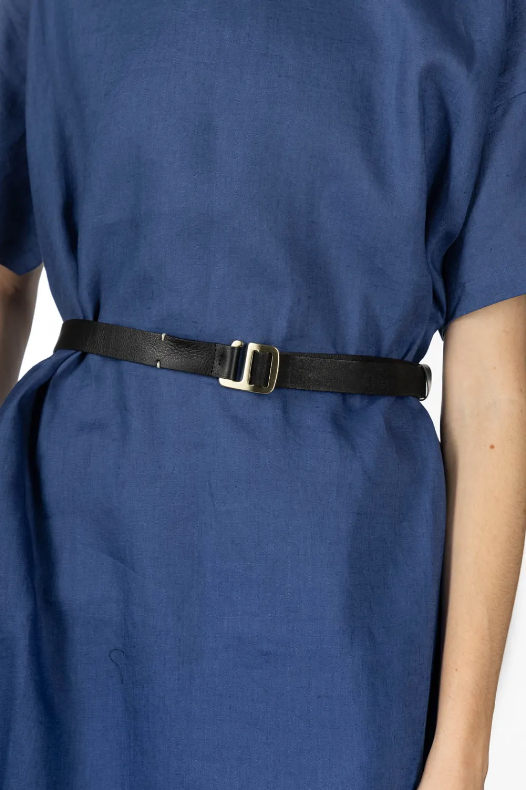 Outlet MUL PLA Leather Belt - Black