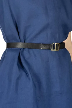 Outlet MUL PLA Leather Belt - Black