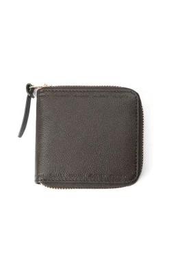 Best Visvim Leather BI-Fold KNGR - Dark Brown