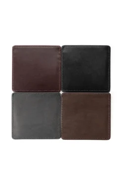 Outlet Visvim Leather Card Case - 4 Color Choices