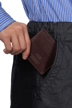 Outlet Visvim Leather Card Case - 4 Color Choices