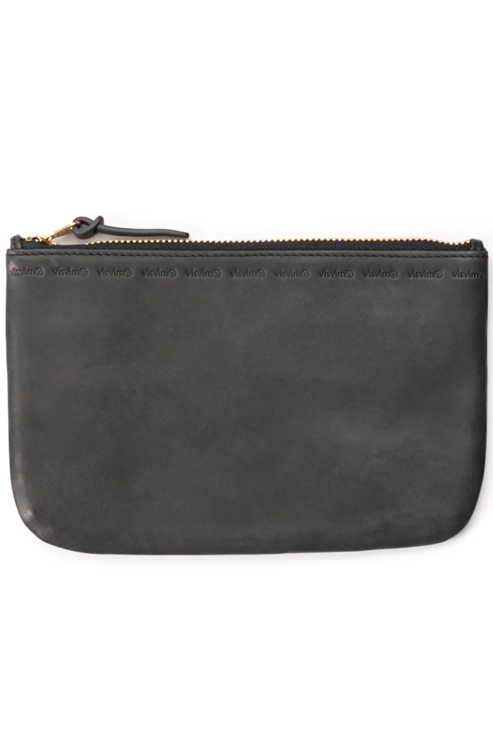Best Visvim Leather Travel Pouch - Navy