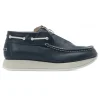Discount Kapital Leather ZIP Deck Sneaker - Navy