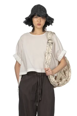New nicholson & nicholson LEMON-SILK Top - White