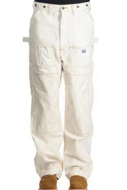 Outlet Kapital Light Canvas LUMBER Pants - Natural