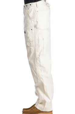 Outlet Kapital Light Canvas LUMBER Pants - Natural