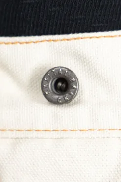Outlet Kapital Light Canvas LUMBER Pants - Natural